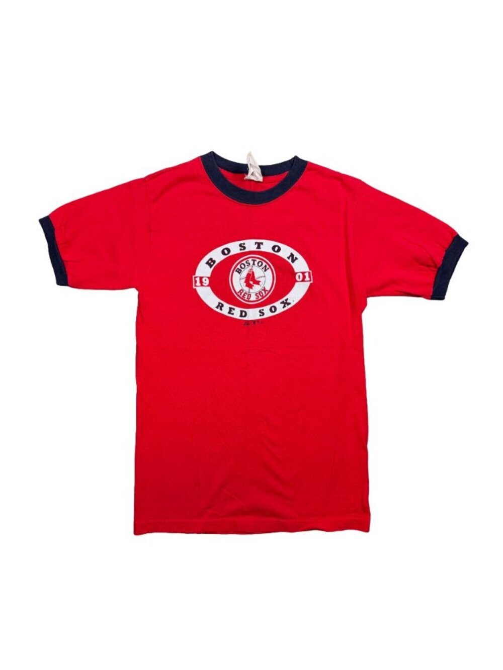 Vintage Boston Red Sox Ringer T Shirt Small 2006 Majestic MLB Baseball Tee